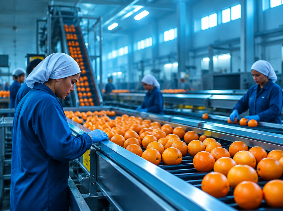 Egyptian citrus packing house