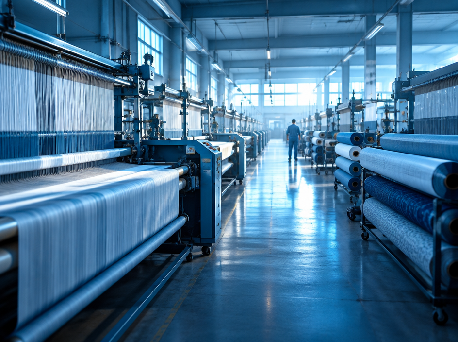Modern Egyptian textile mill